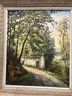 Original Artwork, Oil Canvas Framed And Signed 'Suzanne Somme 'Entre Du Chteau' - 24.5x3x29