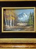 2 Pieces Artwork Paintings In Wooden Framed And Signed - 18x16x14