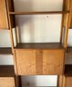 Mid Century Danish Modern Teak Wall Cabinet Unit System - 85x14x74