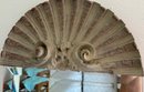 Unique Wall Mirror With Shell Design On Top - 14x47