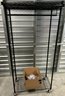 Black Heavy Duty Metal Shelves Wire Rack Shelving Unit, Adjustable Shelf With Wheels - 35x18x76