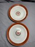 Tatung Red Porcelain Taiwan Rice And Soup Bowl And Plate Collection