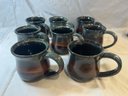 Always Azul Pottery: Coffee Mugs (8), Butter Dish, S&P, Cream & Sugar & More!