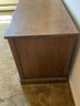 Vintage Office Desk With Round Drawer Accents (No Branding)-48W 30H 23D