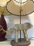 3 Natural Fiber Type Table Lamps, Bulbs Not Included