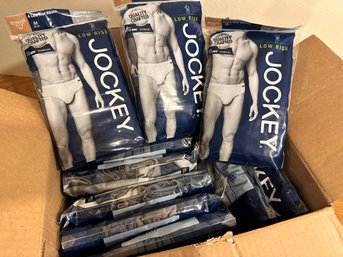 Mens Jockey Underwear Packages, Low Rise Bikini, Packs Of 4, Entire Box Of Approximately 20