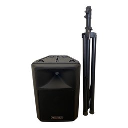 Hisonic Active Speaker System With Tripod, Cord, Speaker Feet (Like New)