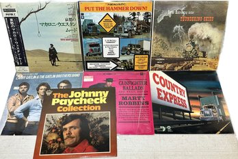 Vintage Vinyl Records  - Gatlin Brothers Band, Marty Robbins Gunfighter Ballads And Other Trail Songs & More