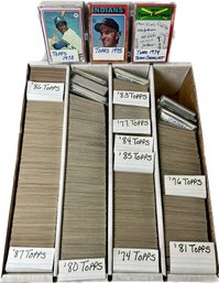 Assortment Of Topps Baseball Cards 1976 To 1986