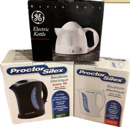 GE And Proctor Silex Electric Kettles
