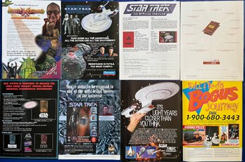 Assortment Of StarLog, Star Trek And Star Wars Insider Magazines (total Of 8)