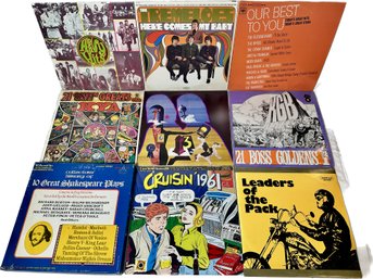 Vintage Vinyl Records - Cruisin 1961, Three Dog Night,Here Comes My Baby, 10 Great Shakespeare Plays & More