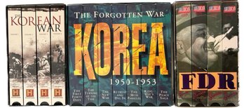 DVD Collection, The Korean War, The Forgotten War Kores 1950-1953 And F.D.R. The Man Behind The Legend