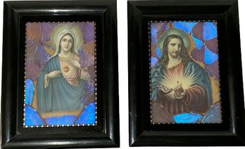 Duo Of Holographic Christian Artwork (6.5x8.5)