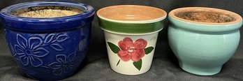 Ceramic Flower Pot Set (3)