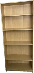 Blonde Colored Bookshelf 72 Tall X 30 Deep X 12