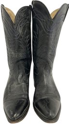 Mens Leather Cowboy Boots (Size 10D)