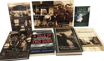 8 Books- White Mountains, Old York Beach, Hooksett, Manchester