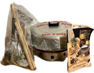 Hand-hammered Wok Kit, Still In Packaging