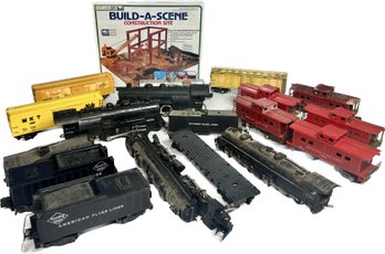 Build-a-scene Construction Site, American Flyer Lines Cars And More Model Trains