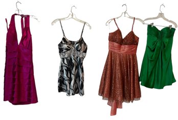 Women's Party Dresses - Minis, Strapless, Sizes - 11, 8, 6