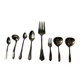 'National' Silver Plate Set Of Serving Ware