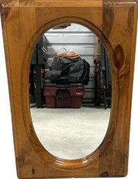 Wooden Mirror- 18Wx27H, Some Scratches