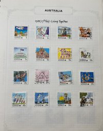 1988 Australia Living Together Stamps, 1988 Australia Bicentenary Stamps, And More