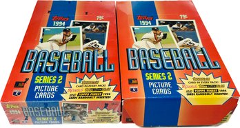 2 BOXES - Topps 1994 Series II Baseball Picture Cards (1 Box Sealed)