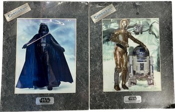 Pair Of Star Wars ChromArt Chromium Prints 14x11