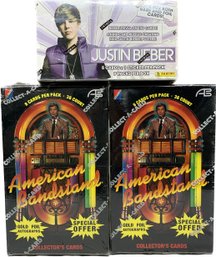 3 BOXES - Panini Justin Bieber Cards, American Bandstand Collectors Cards