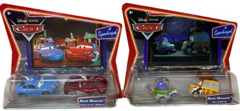 Disney Pixar Cars Collectible Movie Moments, Sally, Cruisin' McQueen, Buzz & Woody - 2 Box, 16'