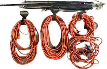 Rubber Bungee Cords (longest Is 43 In) And Various Length Extension Cords