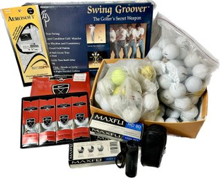 Swing Groover The Golfers Secret Weapon, Ladies Left Aerosoft Learher Glove, Golf Balls & More