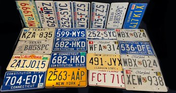 Collection Of License Plates (23 Total)
