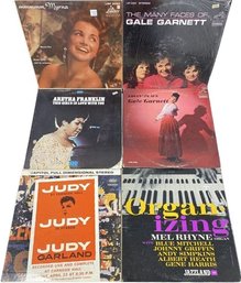 Collection Of 35 Vinyl Records, Gale Garnett, Pam Garner, Louis Prima, Judy Garland And Many More