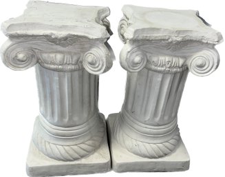 Two Stone Garden Columns 13Wx20H