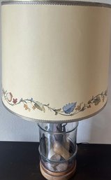 Treasure Lamp: With Hand Painted Shade 15 W & 31 H