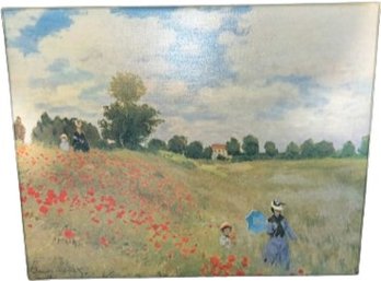 Les Coquelicots, 1873 Poppies Painting - 10Lx8W