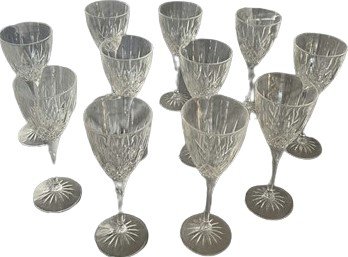 Eleven Beautiful Wine Glasses (11x3.5)