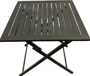 Collapsible Metal Patio Table (23.25x23.25x27)