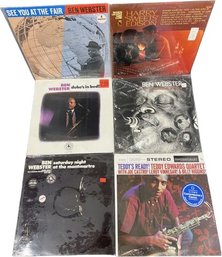 6 Unopened Vinyl Records, Harry Sweets Edison, Ben Webster, Teddy Edwards Quartet And Many More