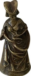 Small Brass Statue Of Woman.