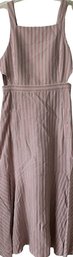 TIBI, Ladies Dress, Size 4, Dusty Rose With Black And White Accent Stripes, Pockets