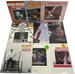 (9) Unopened Vinyl Records, Red Rodney Records.