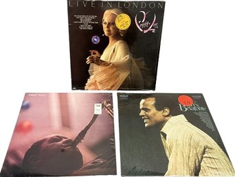 UNOPENED Vinyl Records (3): Peggy Lee, Harry Belafonte & Lester Young.