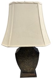 Flower Design Side Table Lamp - Completely Working - Bulb Not Included