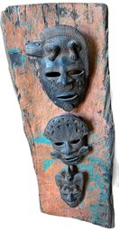 Tribal Wooden Masks - 11x25