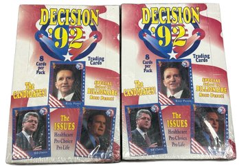 2 Pieces '92 Decision Flashback Card, Special Major Elections