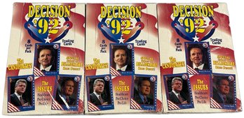Decision 92 Flashback Cards, Special Major Elections, 3 Pcs